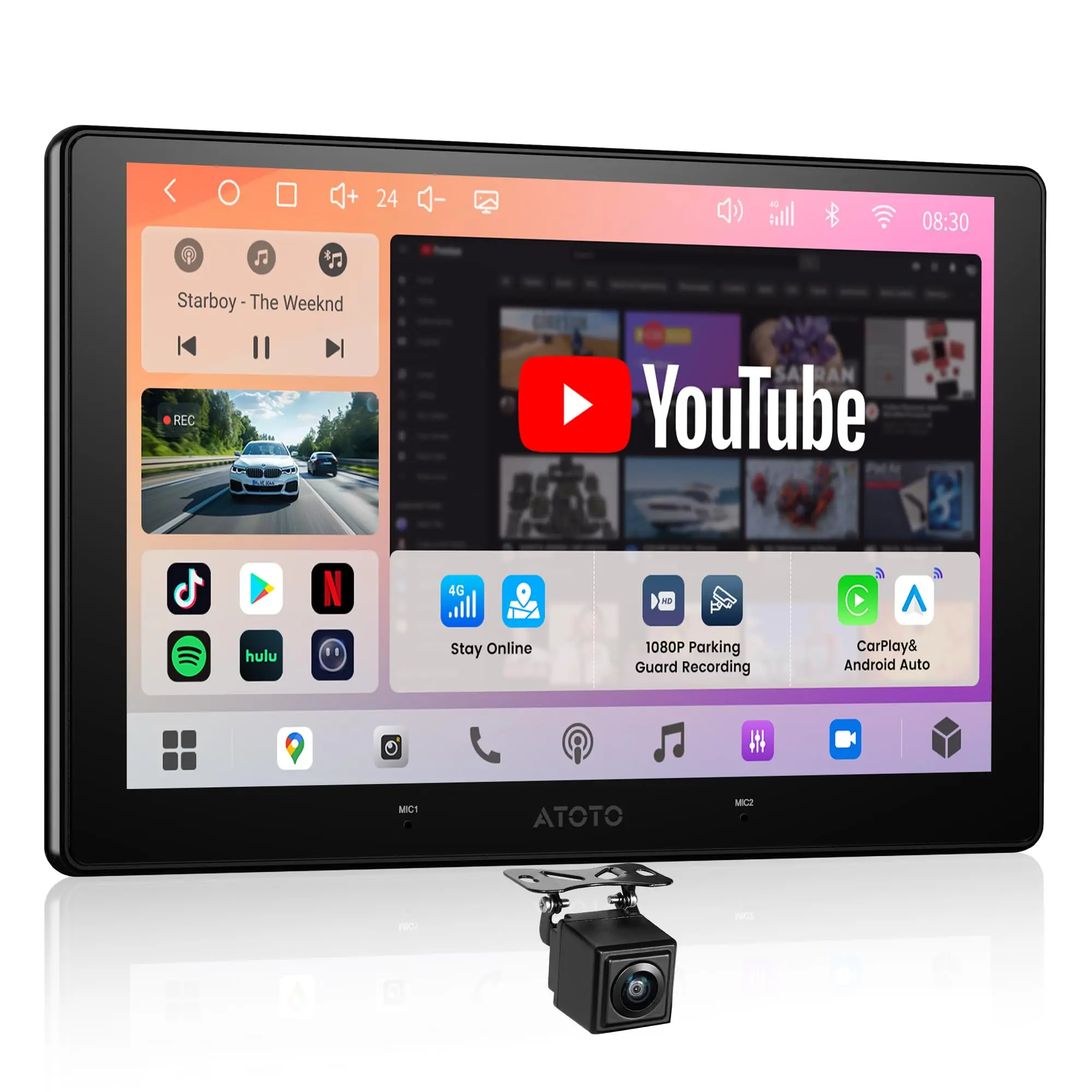 Double DIN Car Stereo